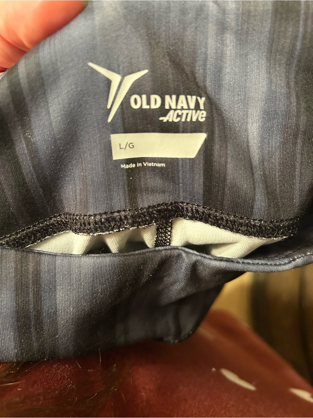 Old Navy Active Crop black and gray leggings
